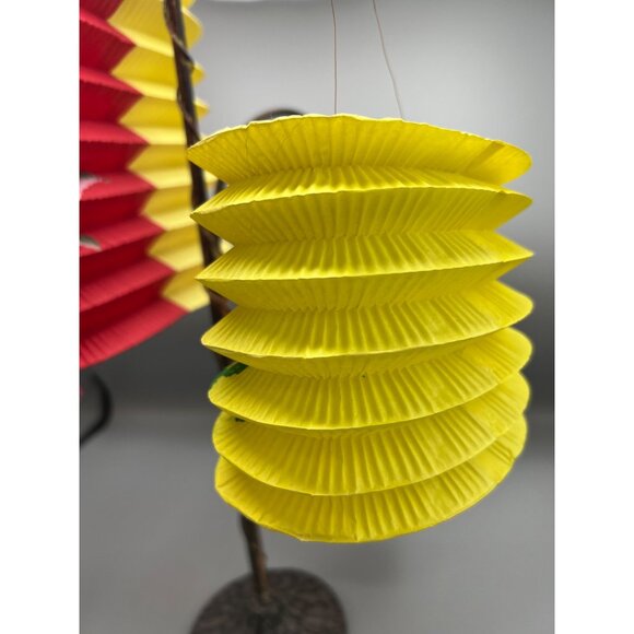 1960s MCM Paper Lanterns Butterflies Multi Shape Ceiling Decoration Holiday Part - Picture 11 of 16